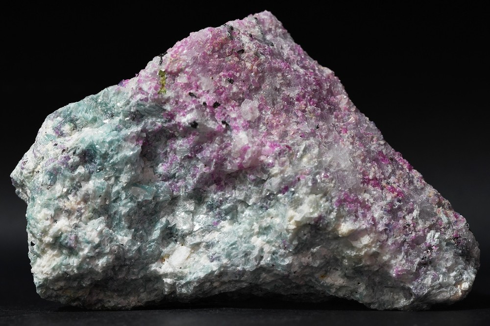 Fluorescent Ruby, Scapolite from China
