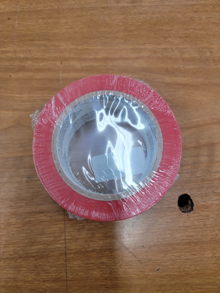 Condor Marking Tape Roll Red 2" Width x 108ft 6FXW1. 2pk