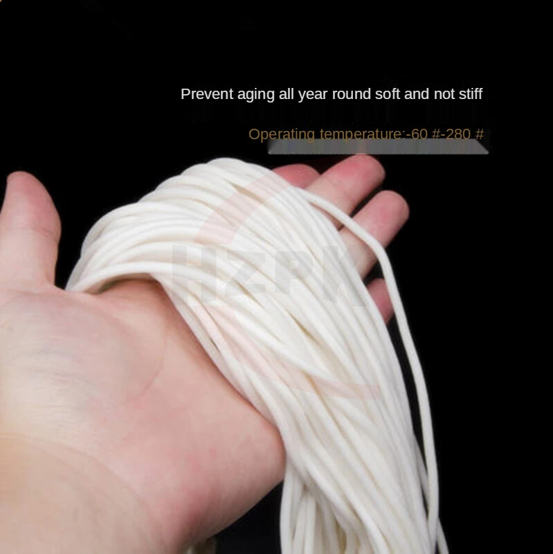 Round Strip Solid Sealing Strip 1mm~30mm for Sealer Shrinking Packing Machine