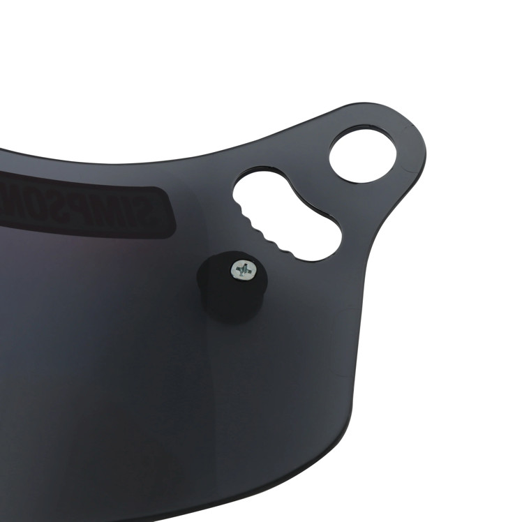 Simpson Racing Helmet Replacement Shield Viper Dark Smoke #VPR01