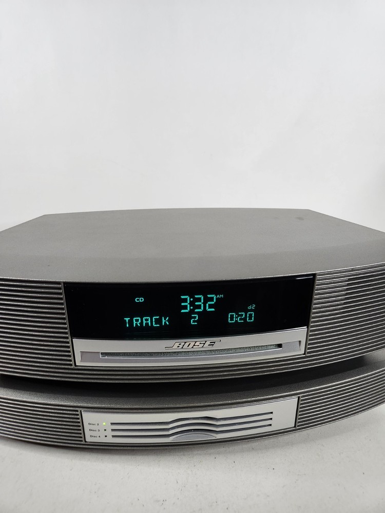 Bose Wave Music System CD Player Model With Multi CD Changer Remote Tested