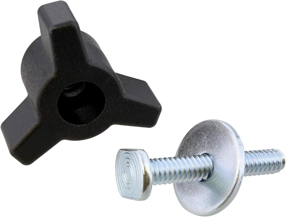 3 Star Knobs Kit - 10Pk 1/4In-20 Threaded Knob Set with Jig Knobs and Bolts for