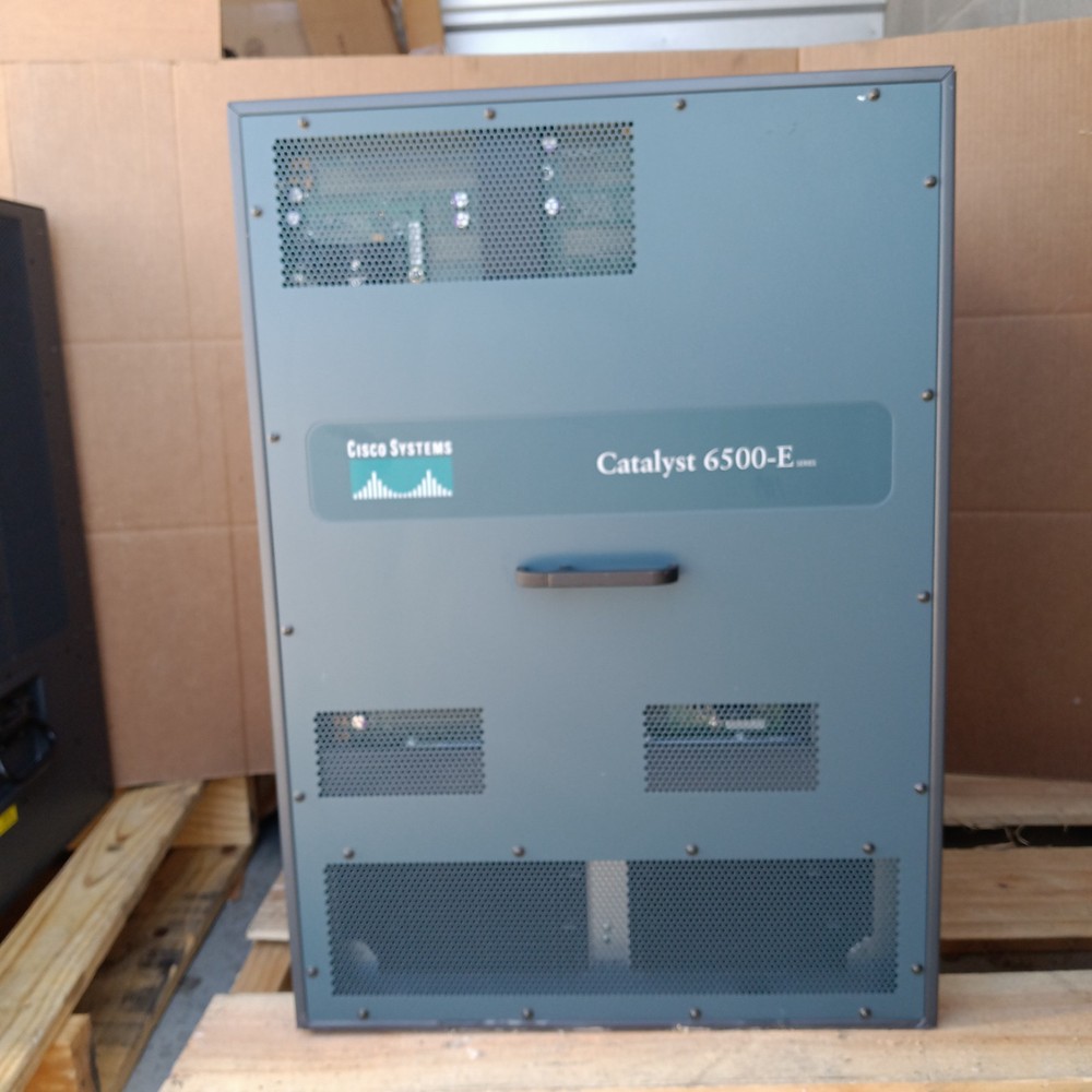 3Set Cisco Catalyst 6500-E Series WS-C6509 Chassis W/ Switch Modules 4024W power