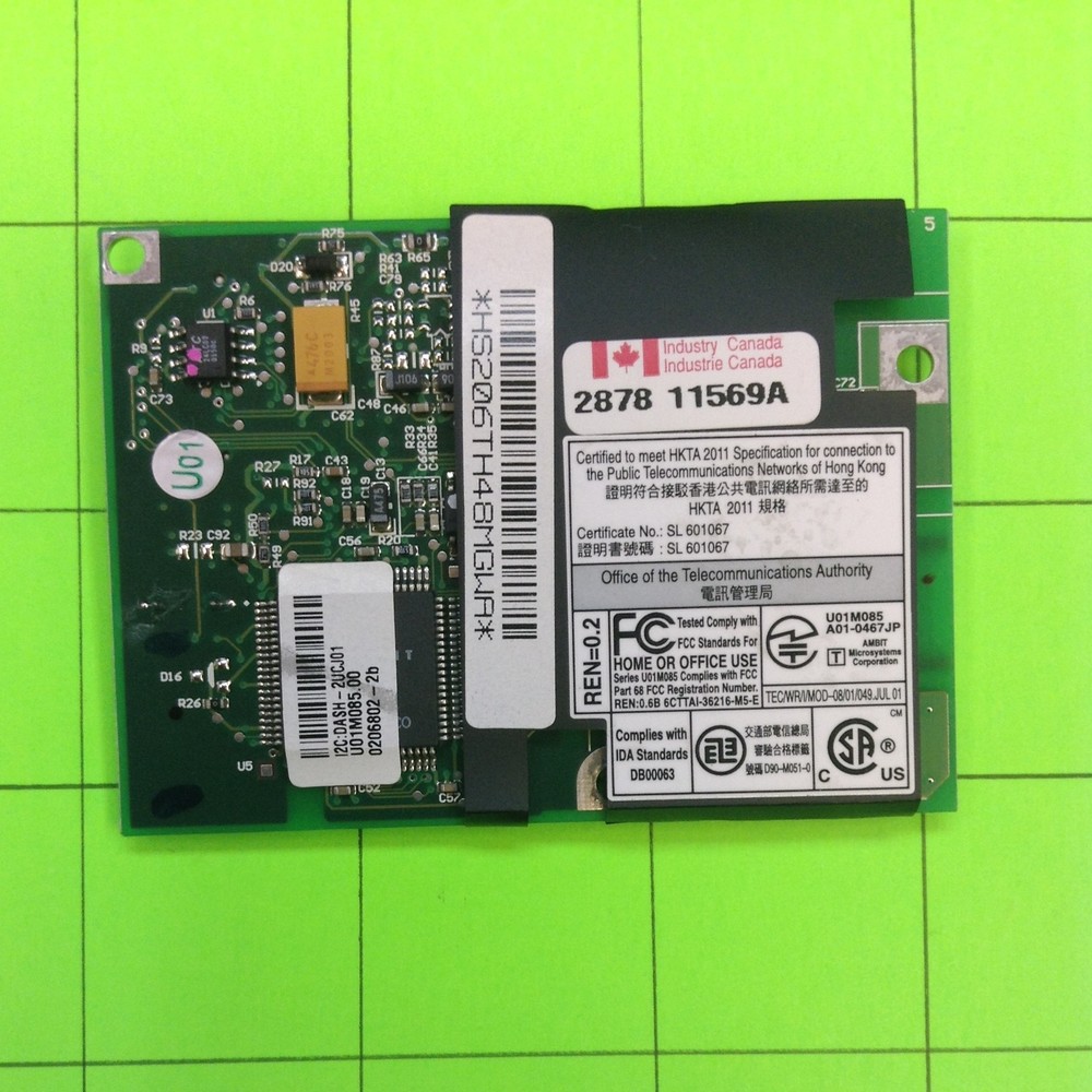 Apple M6498 Emc 1873 Computer Modem 2878-11569A