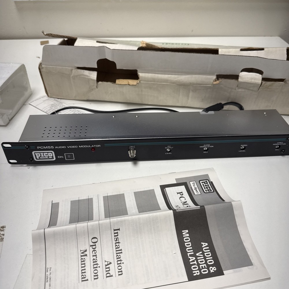 Pico Macom PCM55  NTSC Audio/Video Modulator