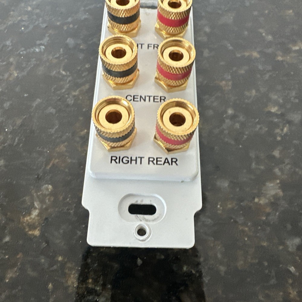 Three Speaker Wall Plate