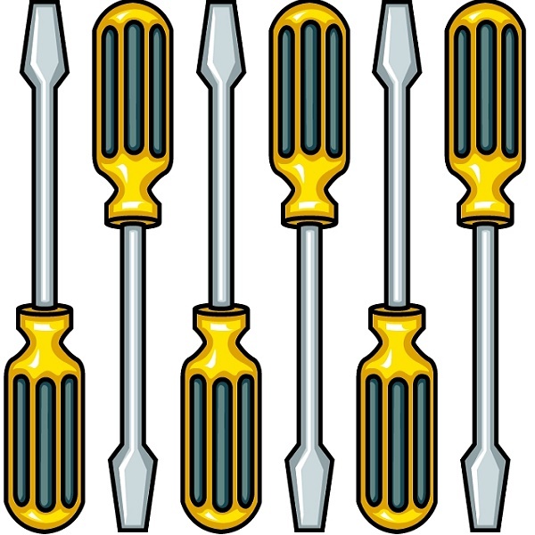 30 Custom Screwdriver Art Personalized Address Labels