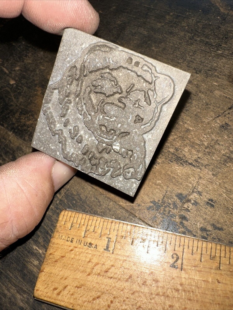 Printing Block ( Bear Face )