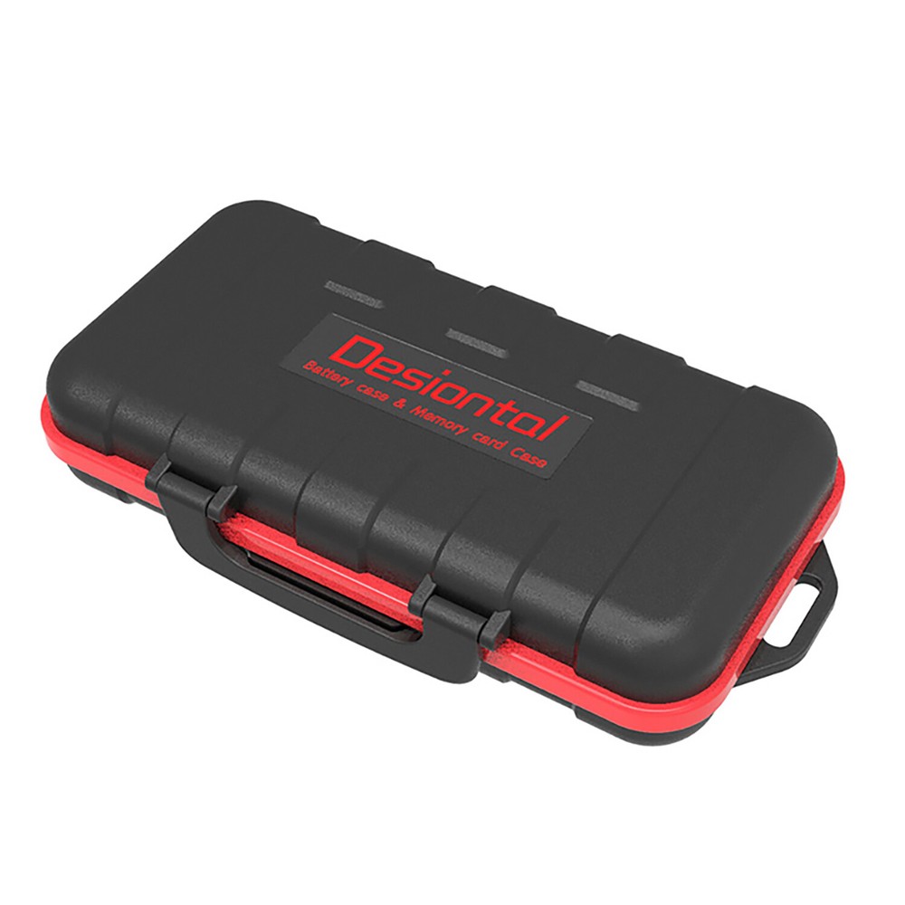 Waterproof Storage Case Box for 2 Camera Battery & SD CF XQD TF 14 Memory Card