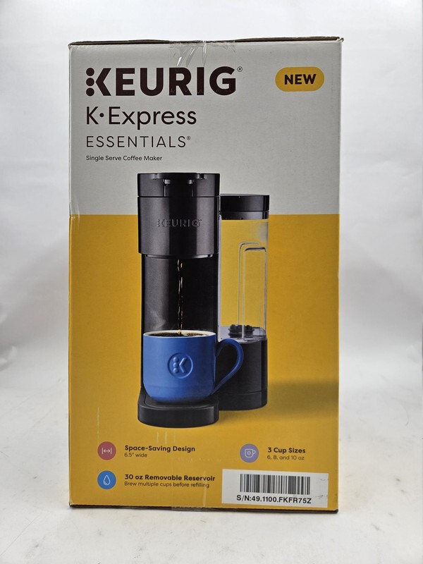 KEURIG K49 K-EXPRESS ESSENTIALS SINGLE SERVE COFFEE MAKER BLACK