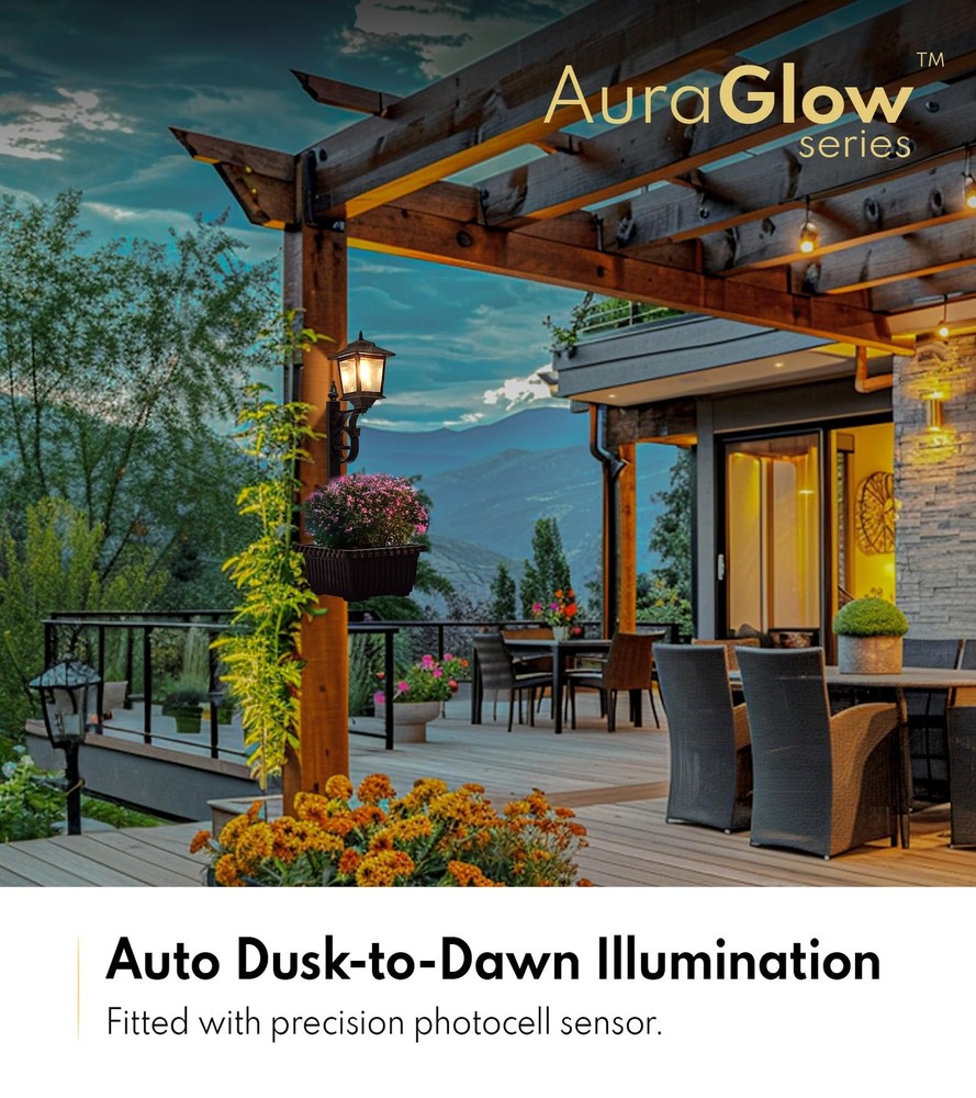 Pasamic Solar Lamp Post Light Outdoor Waterproof