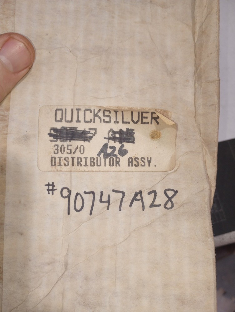NEW Quicksilver Thunderbolt IV Distributor PART # 90747A28 (805185A37)