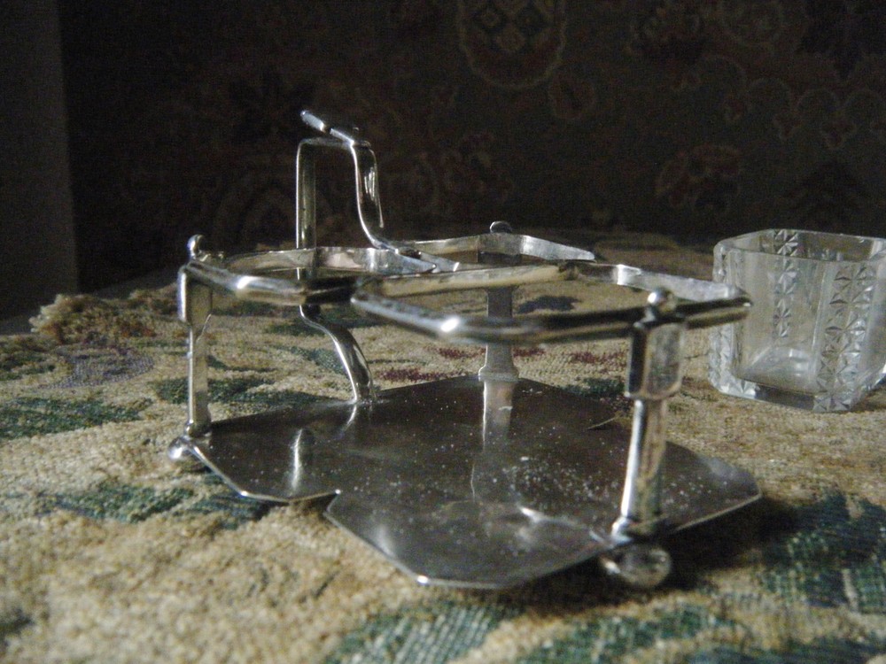 Cruet set, 1883, J. Hardman & Co., sterling