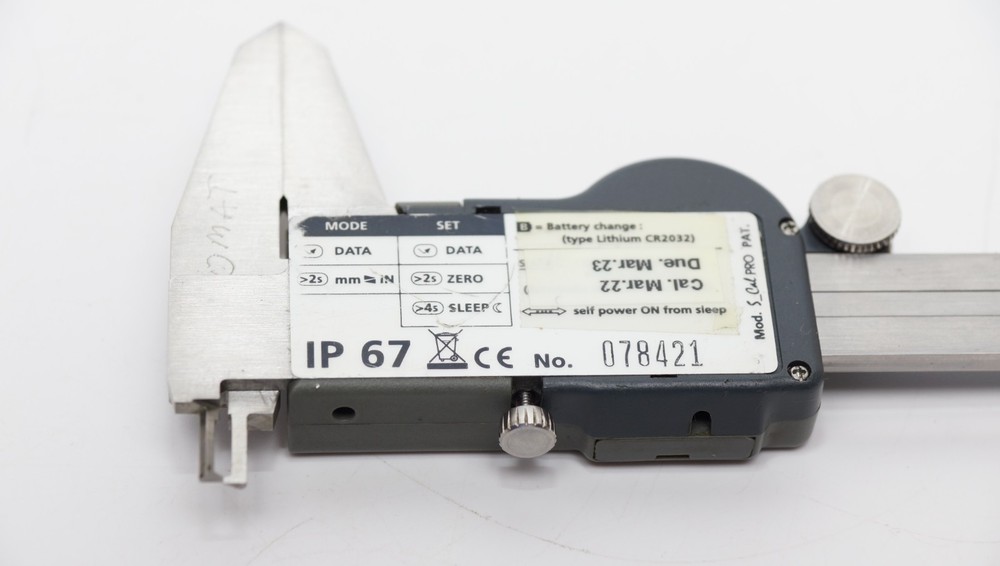 Fowler 54-200-777-1 Sylvac System IP67 Pro-Max Digital Caliper 0-6", Modified