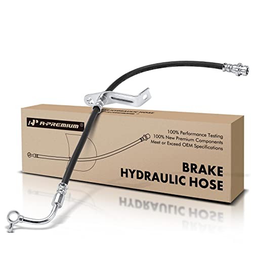 Front Driver Brake Hydraulic Hose Compatible with Kia Models - Optima 2011