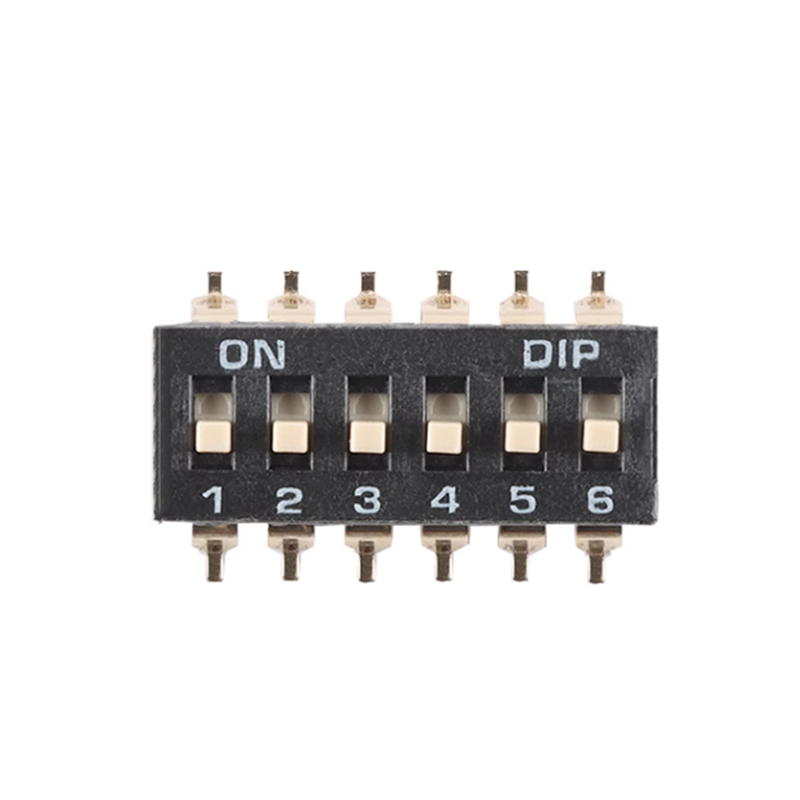 SMD Slide Dip Switch Module Pitch 2.54mm 1/2/4-8 Position SPST SMT Toggle Switch