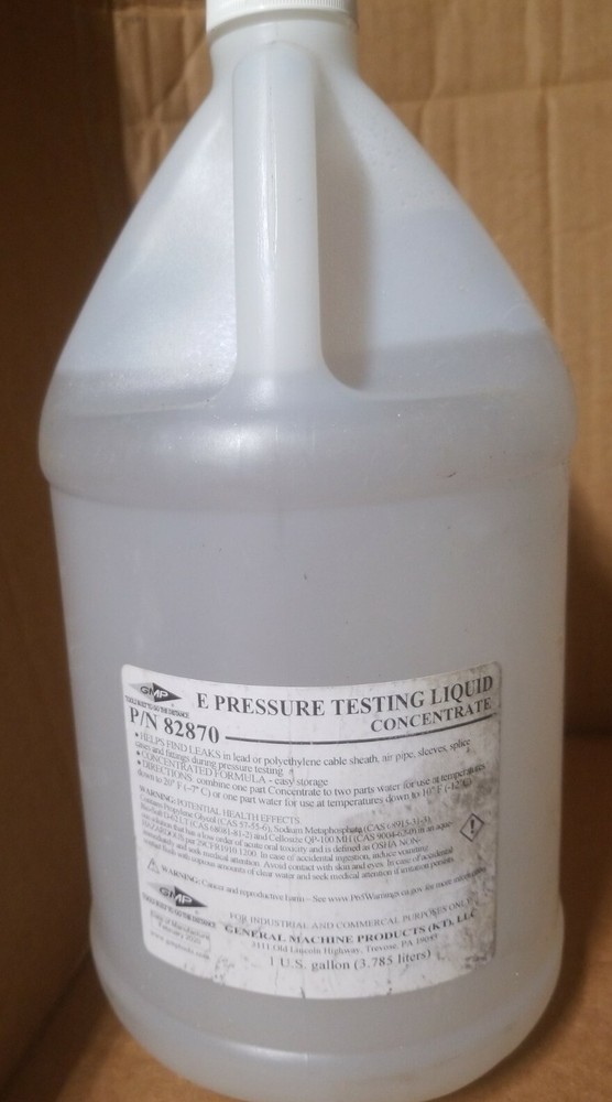 GMP 82870 E Pressure Testing Liquid 1 Gal