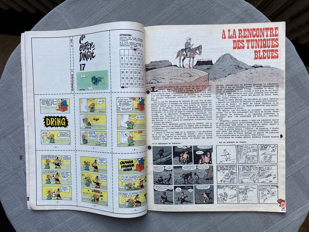 Spirou Weekly No. 1776 Good Condition Complete Mini-Story