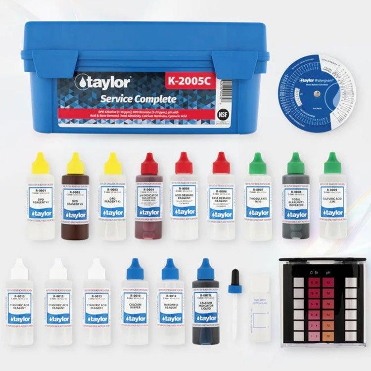 Taylor Technologies K-2005C Service Complete DPD Pool and Spa Water Test Kit