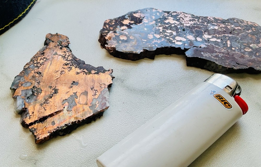 Two Copper Ore Specimen