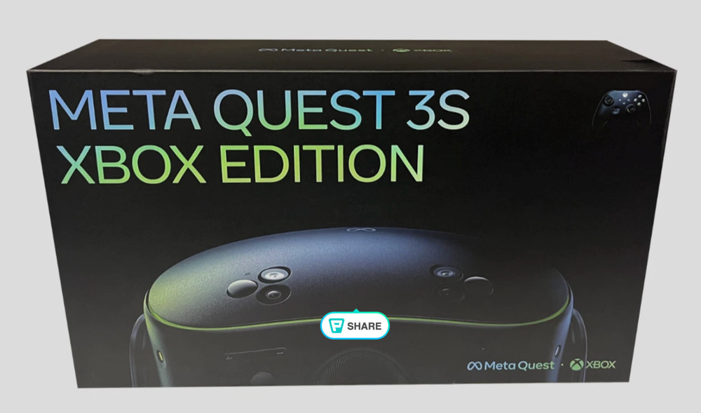 NEW Meta Quest 3s XBOX Limited Edition VR Headset + Wireless Xbox Controller