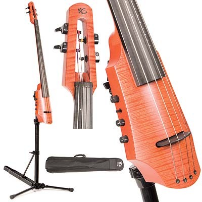 NS Design CR-4 Electric 4-String Cello, Amber Satin