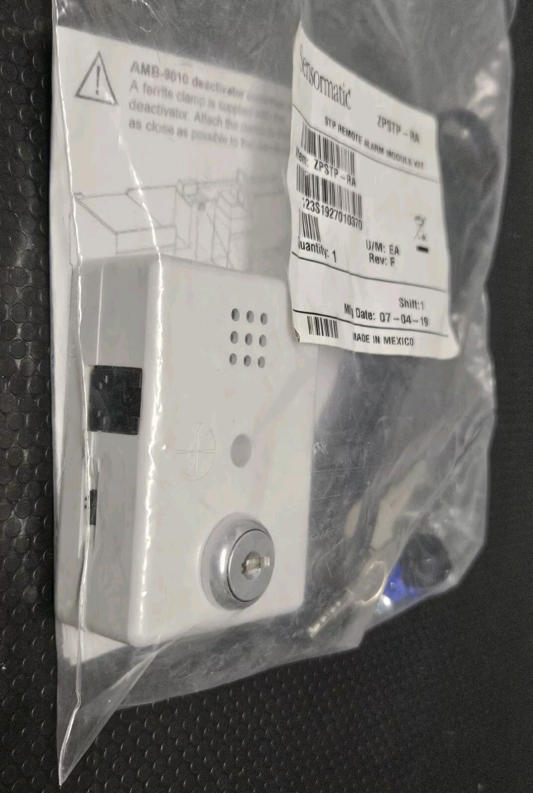 Sensormatic STP Remote Alarm Module Kit ZPSTP-RA