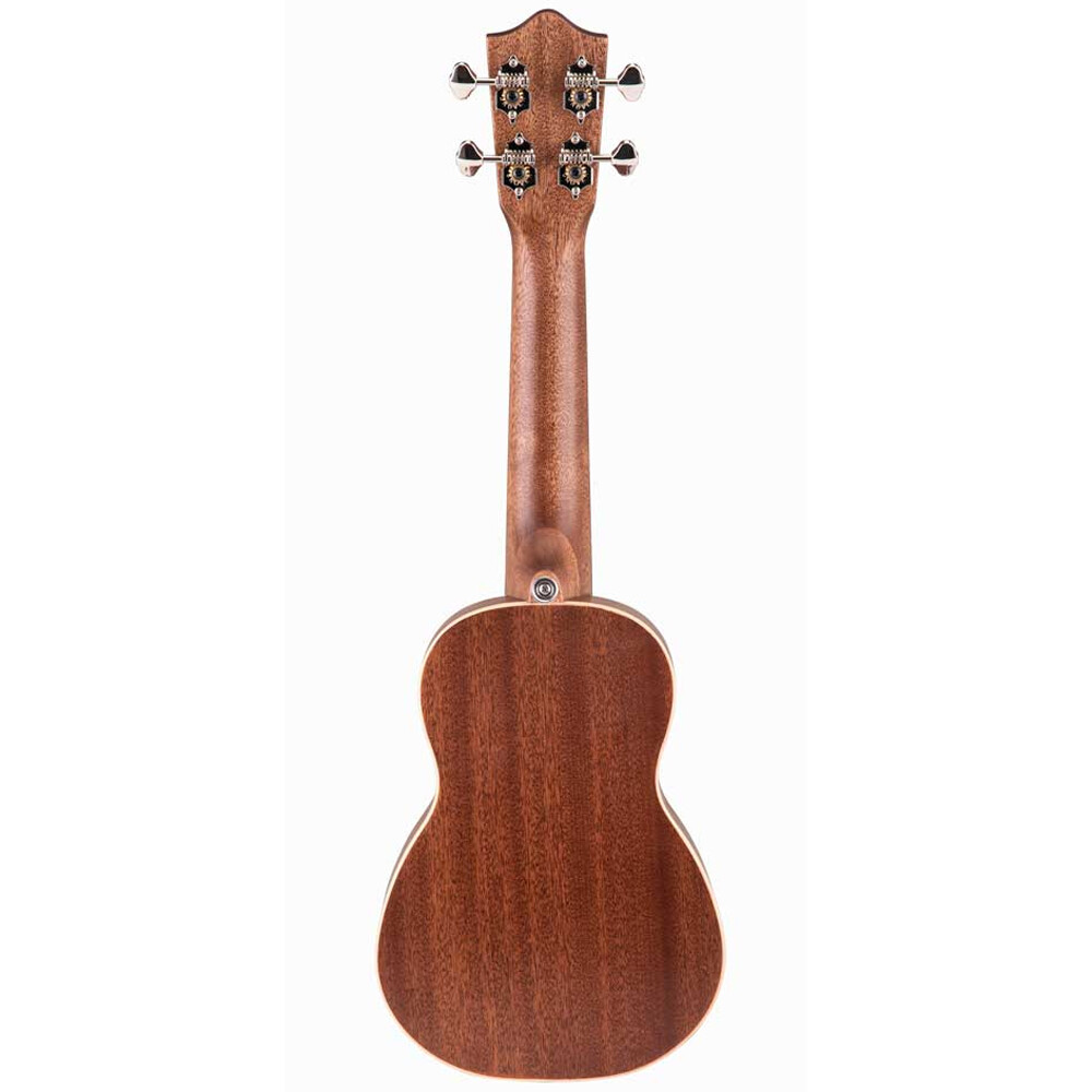 Lanikai CDST-S Cedar Solid Top Soprano Size Ukulele with Padded Gig Bag