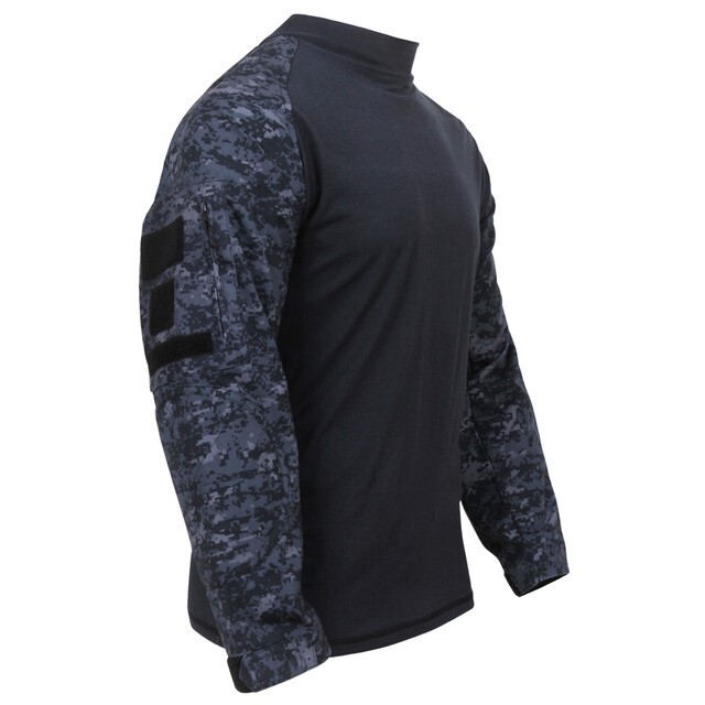 Rothco Airsoft Combat Shirt - Midnight Digital Camo