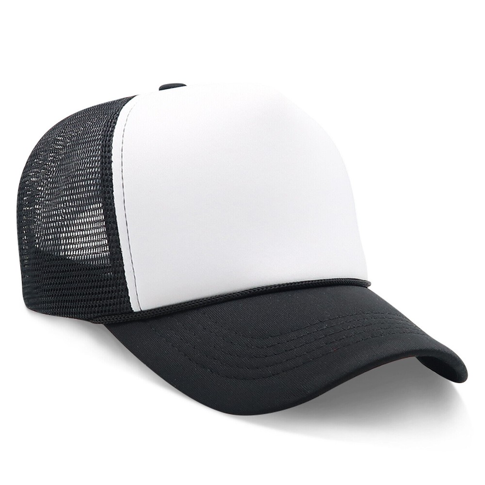 Trucker Hat Foam Mesh Snapback Adjustable Baseball Cap Solid Plain Army Men