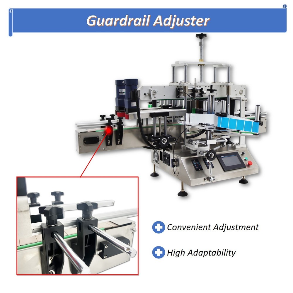 Double Sided Automatic Labeling Machine for 3.9-11.8in Square/Hexagonal Bottle