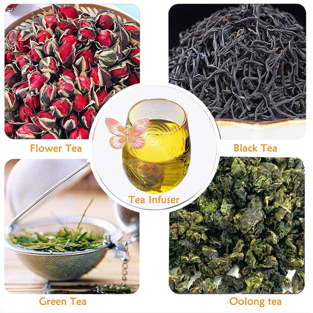 3 Pcs Tea Infusers for Loose Tea Leaf Steeper Tea Balls for Loose Tea Diffuse...