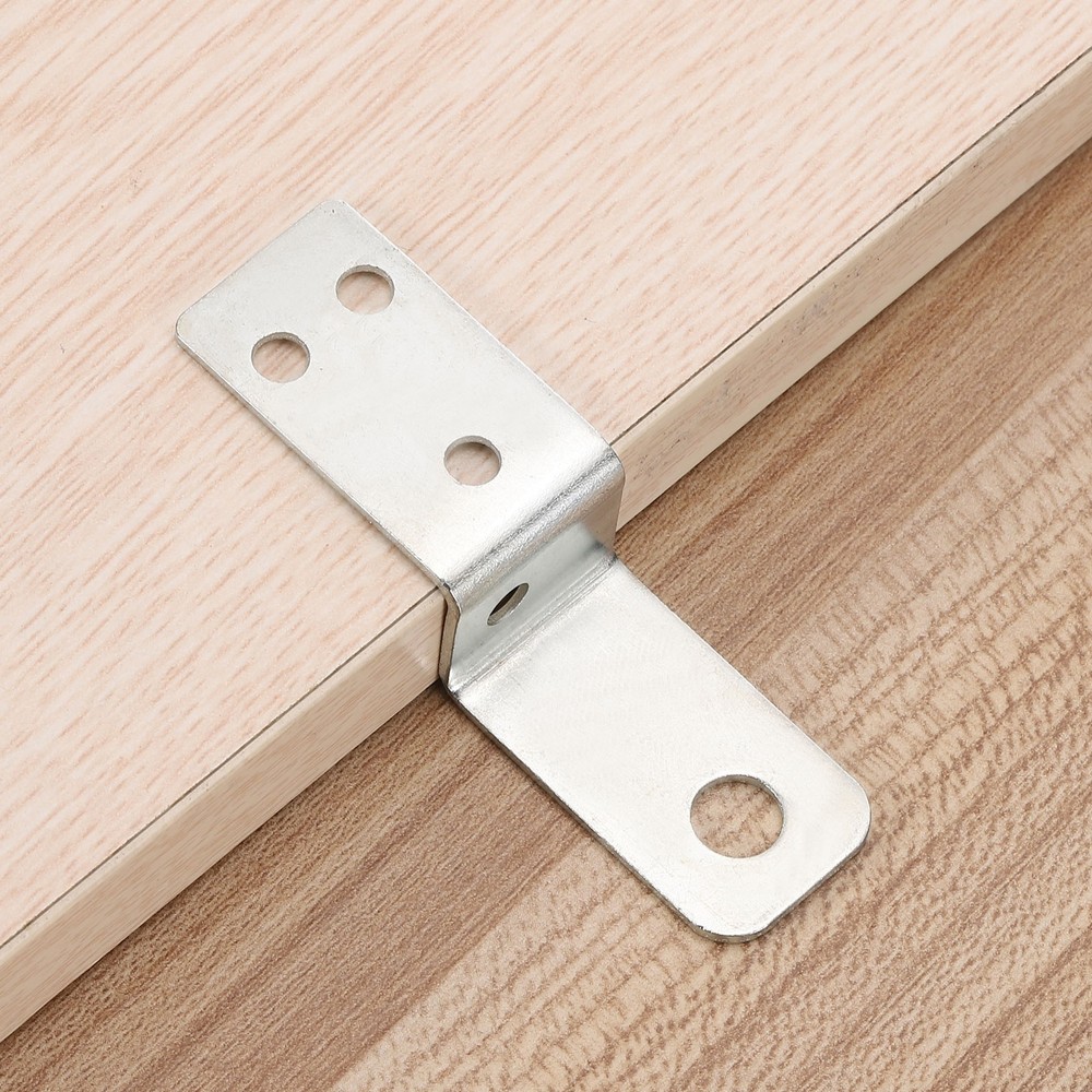 15pcs Z Shaped Angle Bracket 0.75 Inch Frame Bracket Silver