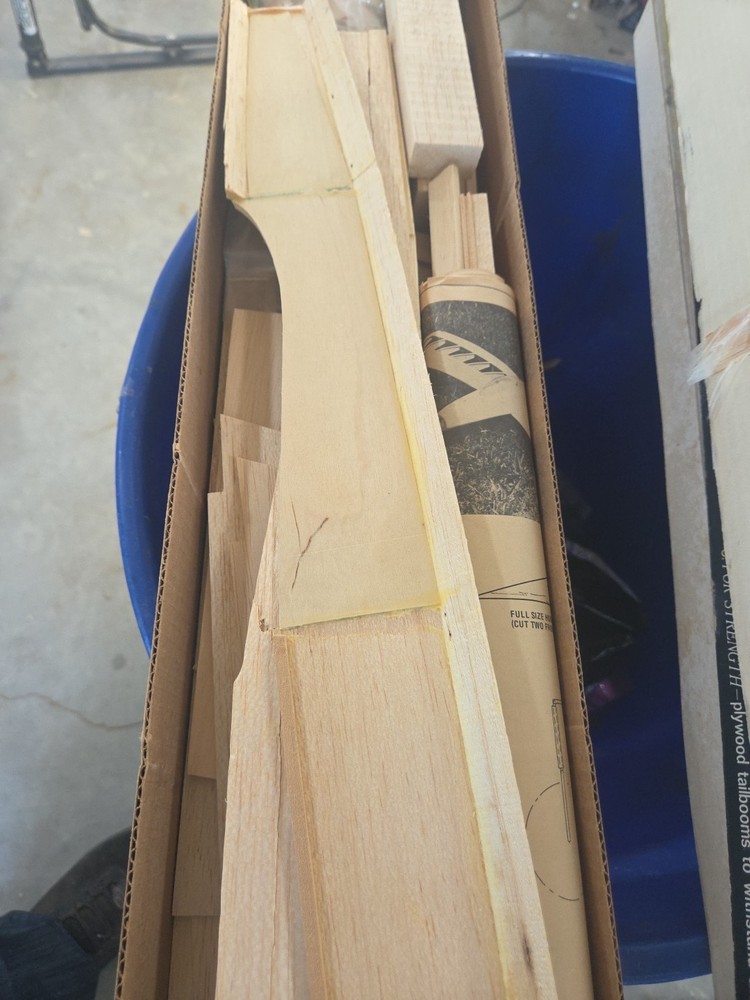 Ace Super Pacer Rc Pattern Ship Kit Nib