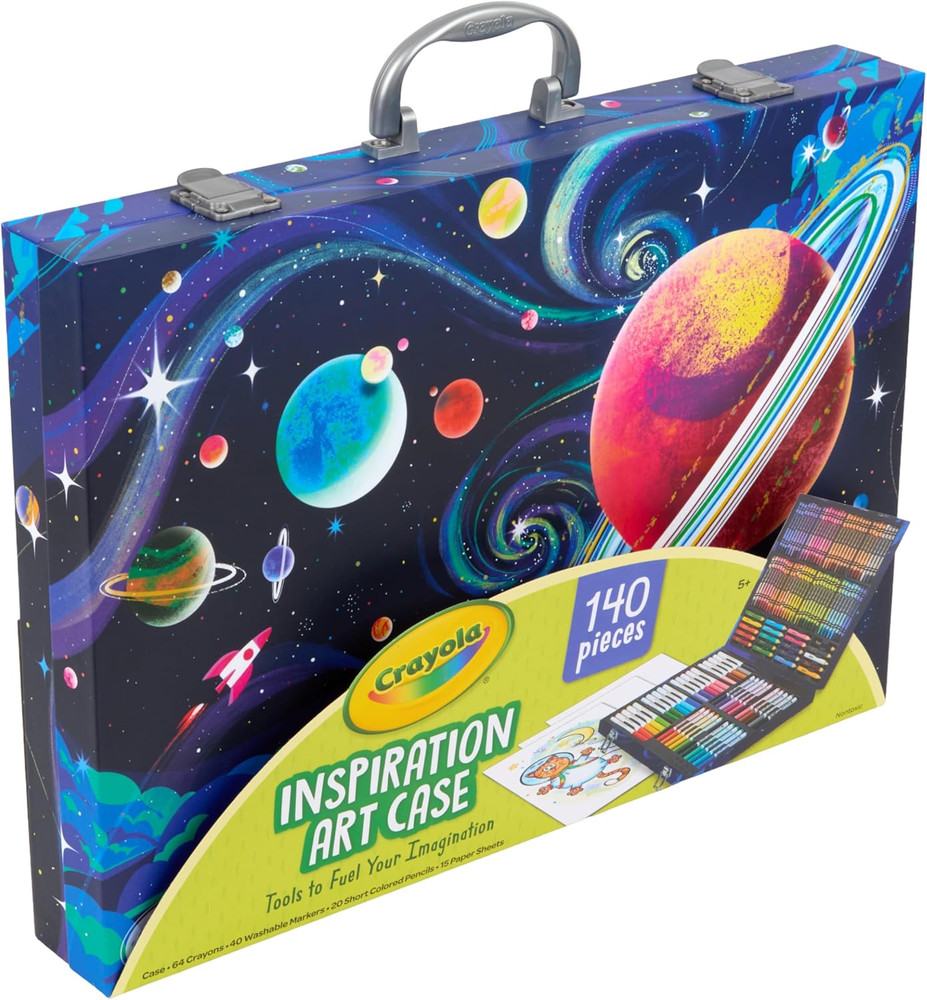 Inspiration Art Case Space Coloring Set (140Pcs), Essential Easter Basket Stuffe