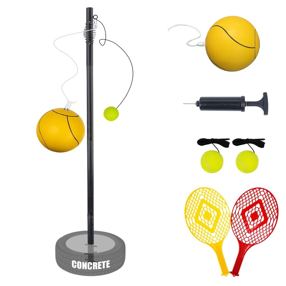Tetherball Tennis&Tetherball Set,Tetherball Equipment with Pole for Backyard,...
