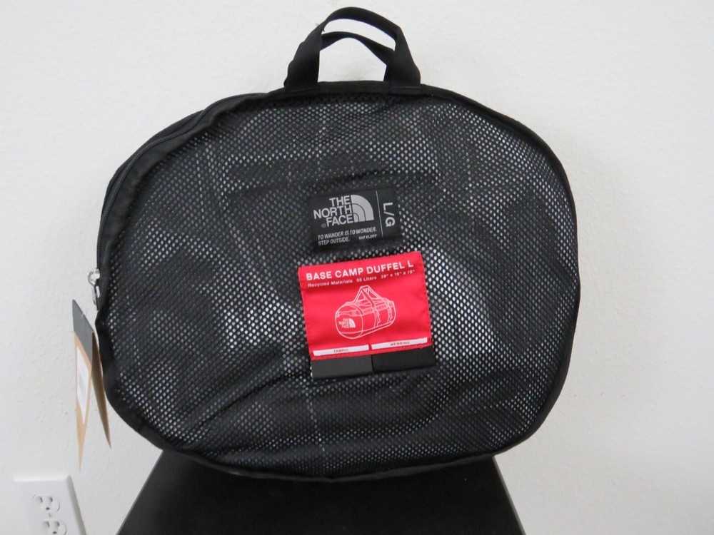 The North Face Large Base Camp Duffel Packable Travel Backpack - TNF Black NPF