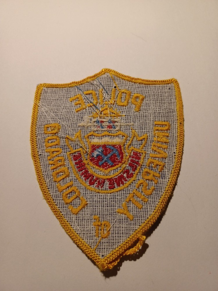 Police Security University Shoulder Patch