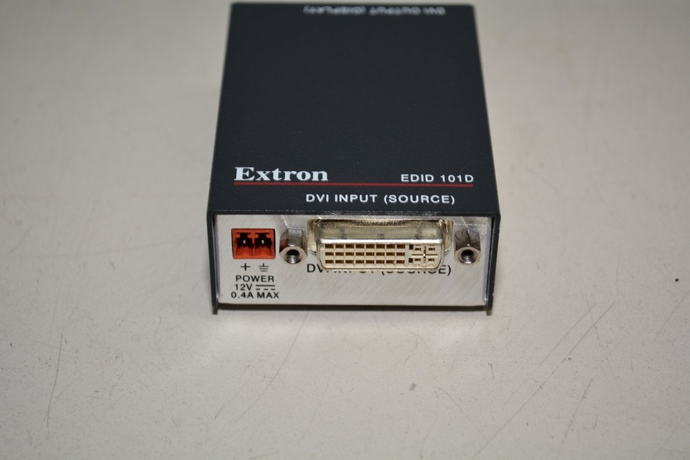 Extron EDID 101D DVI Emulator Minder Input Emulator #W1344