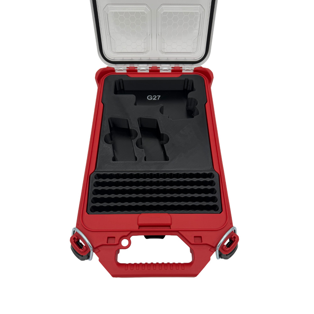 Glock 27 Insert for Milwaukee Packout – Holds 2 Mags + 90 Rounds