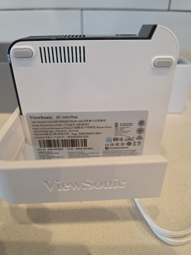 ViewSonic M1 Mini Plus Pocket Projector with JBL Speaker + Google Chromecast
