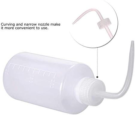 Plastic Squeeze Wash Bottles with Labels