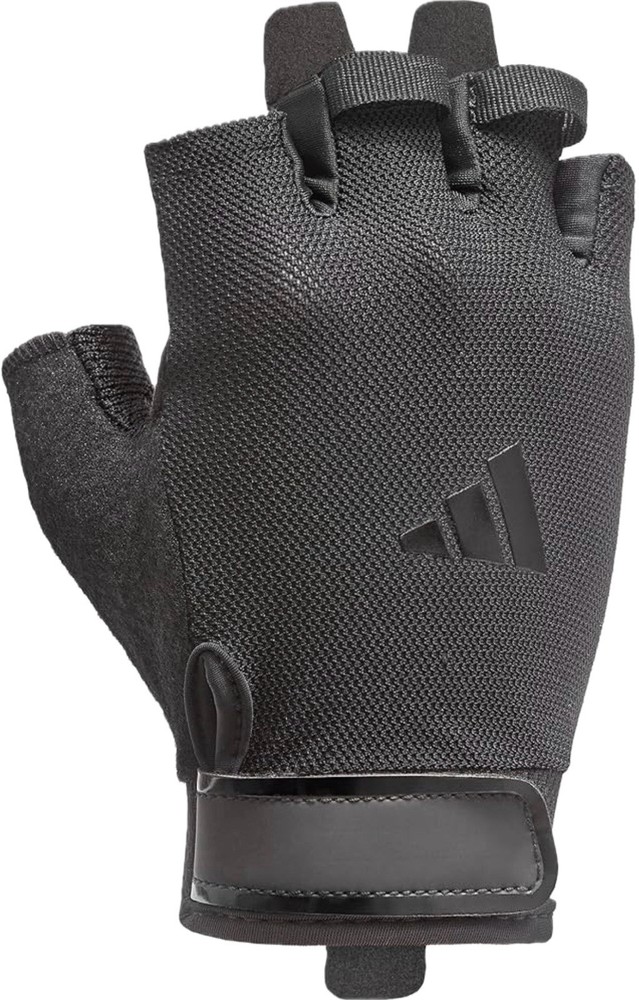 Adidas Essential Training Gloves Exercise Weight Lifting Protection Medium Black