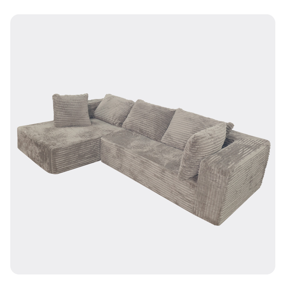Antique Grey Compress foam couch