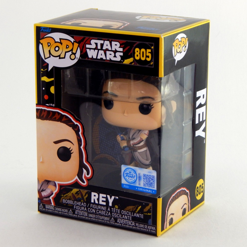 Funko Pop! Star Wars Rey 805 and BB-8 804