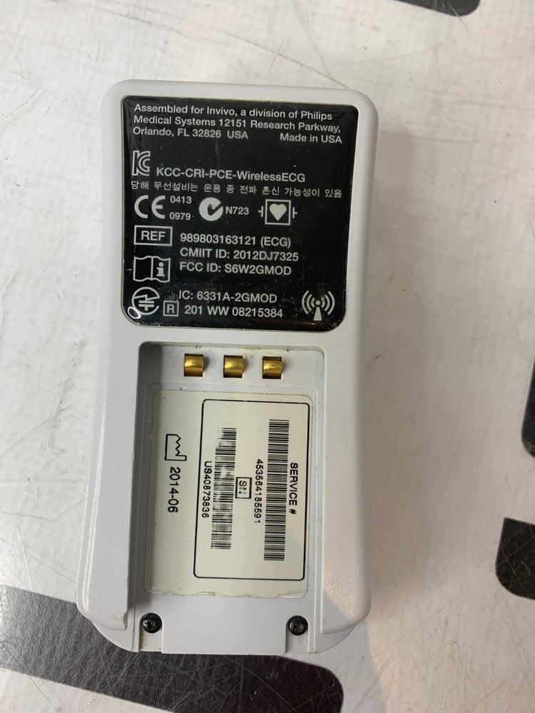 Invivo Expression 989803163121 Wireless ECG Module Philips Sensor MRI Transmitte