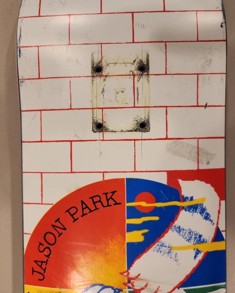 THREE BLOCK 8.0 Jason Park Skateboard Deck used