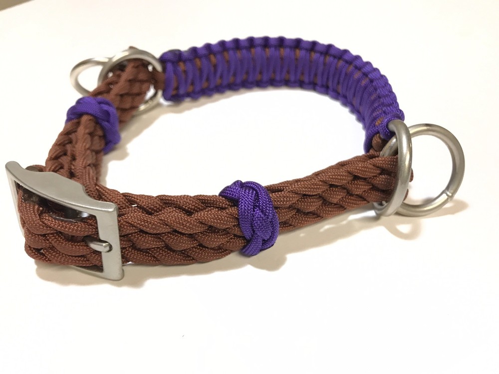 side pull hackamore attachment with a whoa neon purple