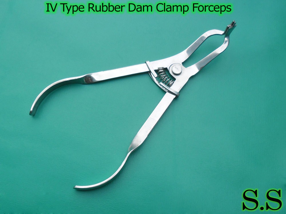 IV Type Rubber Dam Clamp Forceps Premium Dental Tool