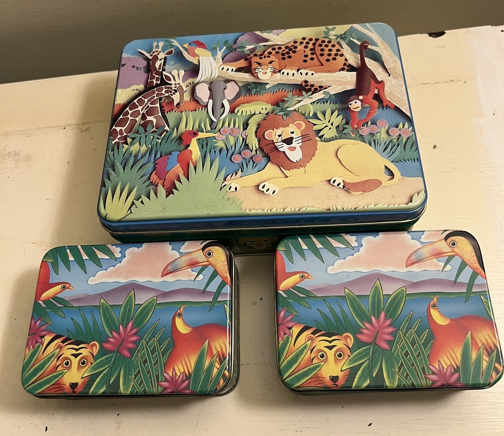 Jungle Themed Tins